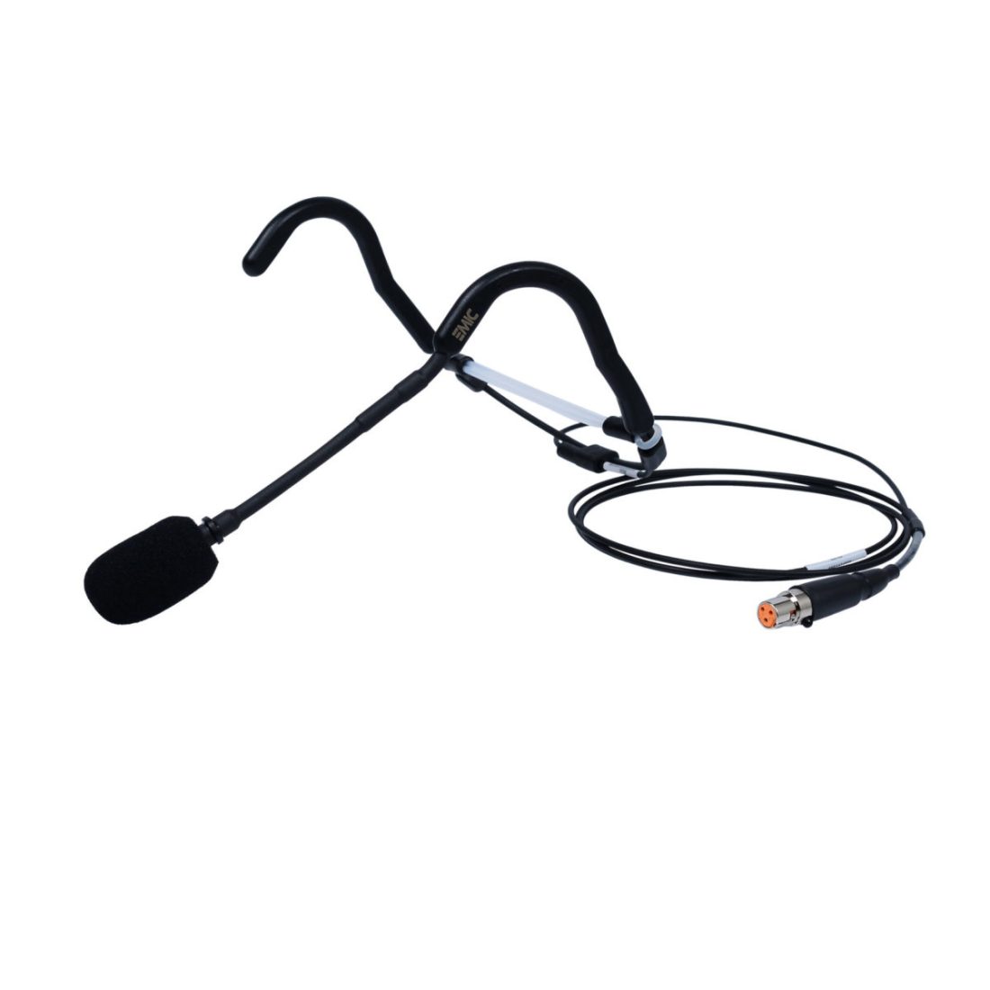 EMic Sweat Proof Fitness Head Mic - Locking 3.5mm TRS plug for Trantec - Sennheiser - Rode