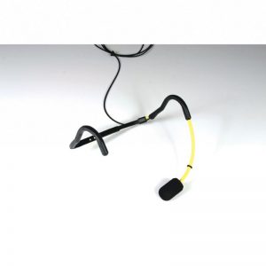 Trantec SJ66 Headworn Mic (Black only) 3.5mm locking stereo jack