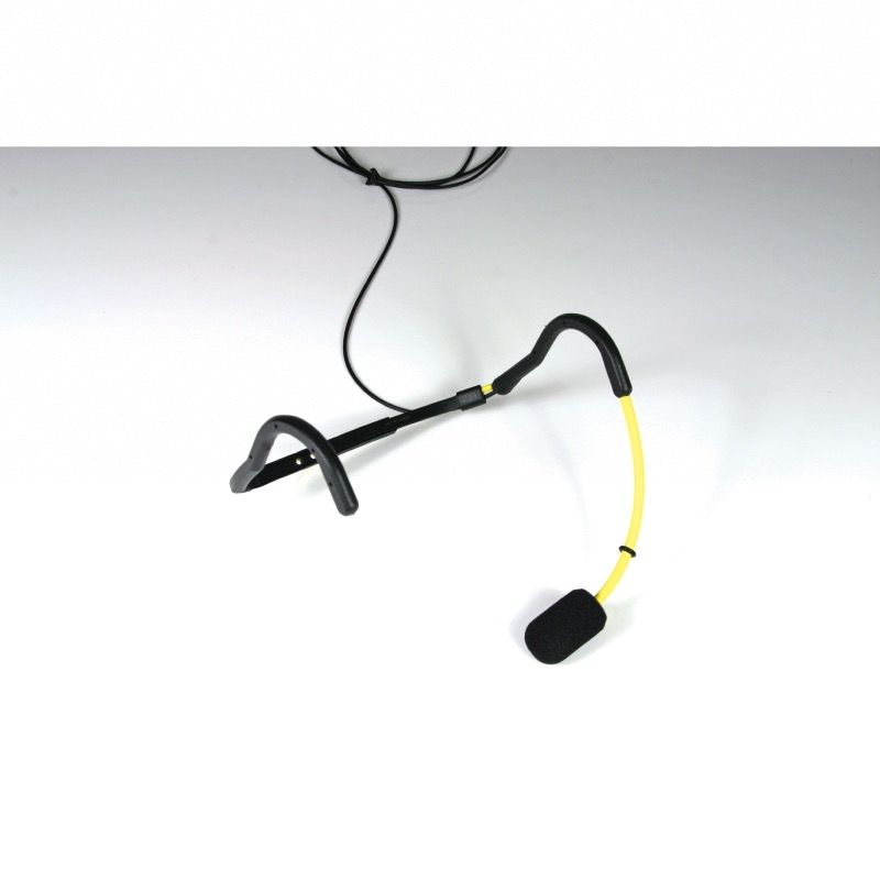 Trantec SJ66 Headworn Mic (Black only) 3.5mm locking stereo jack