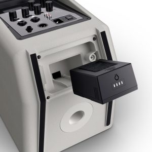 LD Systems ANNY 8" Battery-Powered Bluetooth PA System with mixer and 1x headset microphone (incl. bodypack), Urban Grey