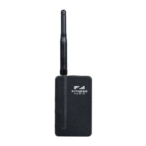 Fitness Audio UHF wireless bodypack transmitter with antenna front view